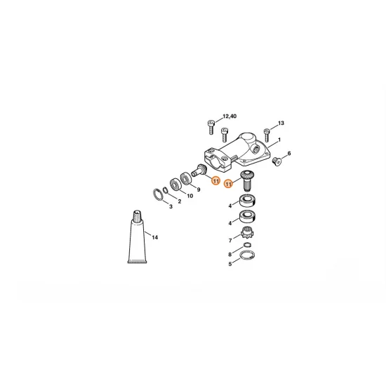 STIHL  Zestaw zębnika 4230 640 7300